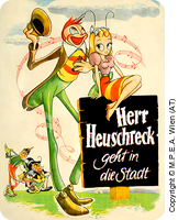 Herr Heuschreck geht in die Stadt